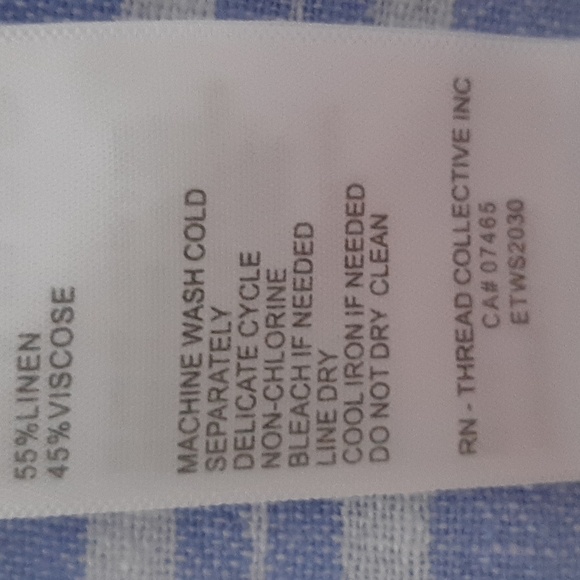 Ellen Tracy Linen Short Sleeve Blouse XL - Picture 5 of 7